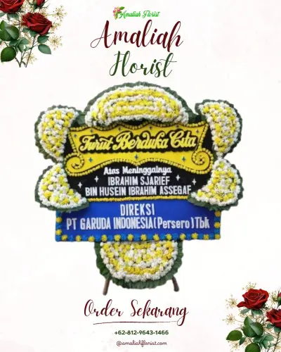 Papan Bunga Duka di Ciomas